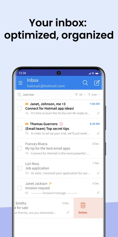 Schermafbeelding 2 van Connect for Hotmail & Outlook